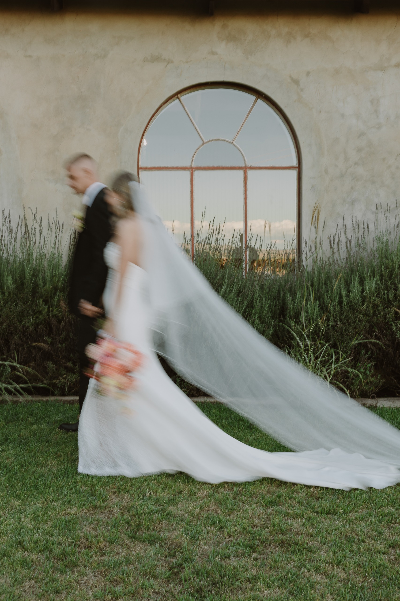 Wedding celebration moment at The Stone Cellar on Saturday